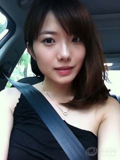 初晓敏照片,可爱的易车网视频主持人最新初