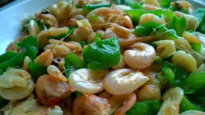 【【快乐厨艺第五季】清炒白米虾(进补)】_美