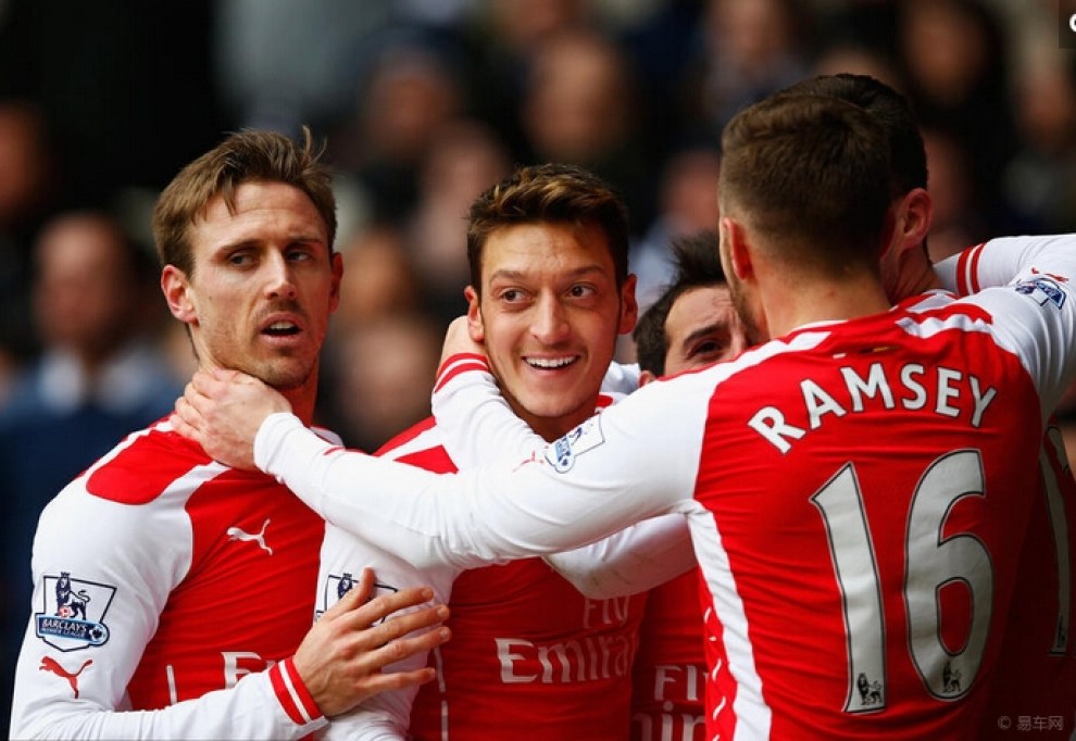 【英超-热刺2-1逆转阿森纳 厄齐尔破门凯恩2球