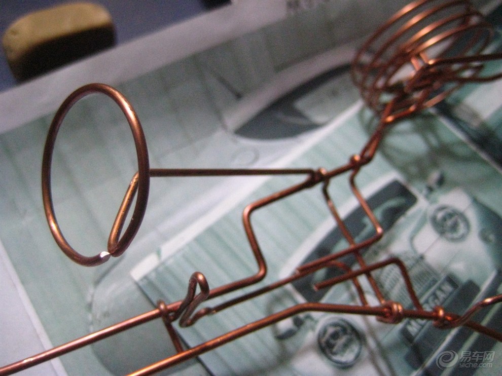 【摩根 aero coupe 1:15 全手工 铜丝模型】_汽