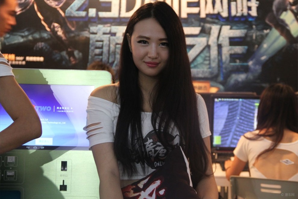 美女如云,2014年中国数码娱乐showgirl来袭!