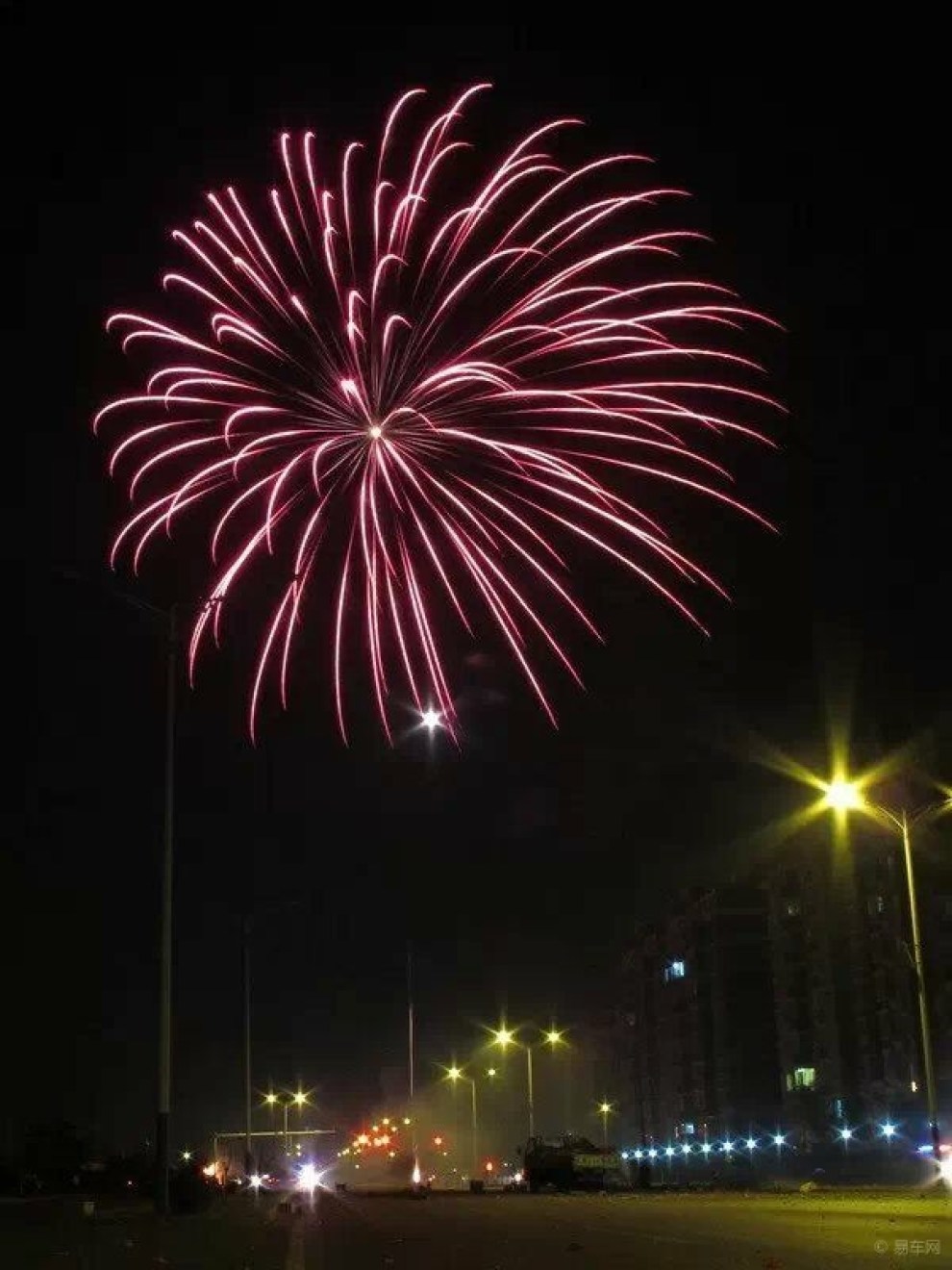 【山东长安车友会即墨分会】---元宵燃放烟花拍摄