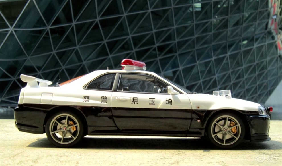 【模型达人季】nissan gtr-r34 埼玉县警察