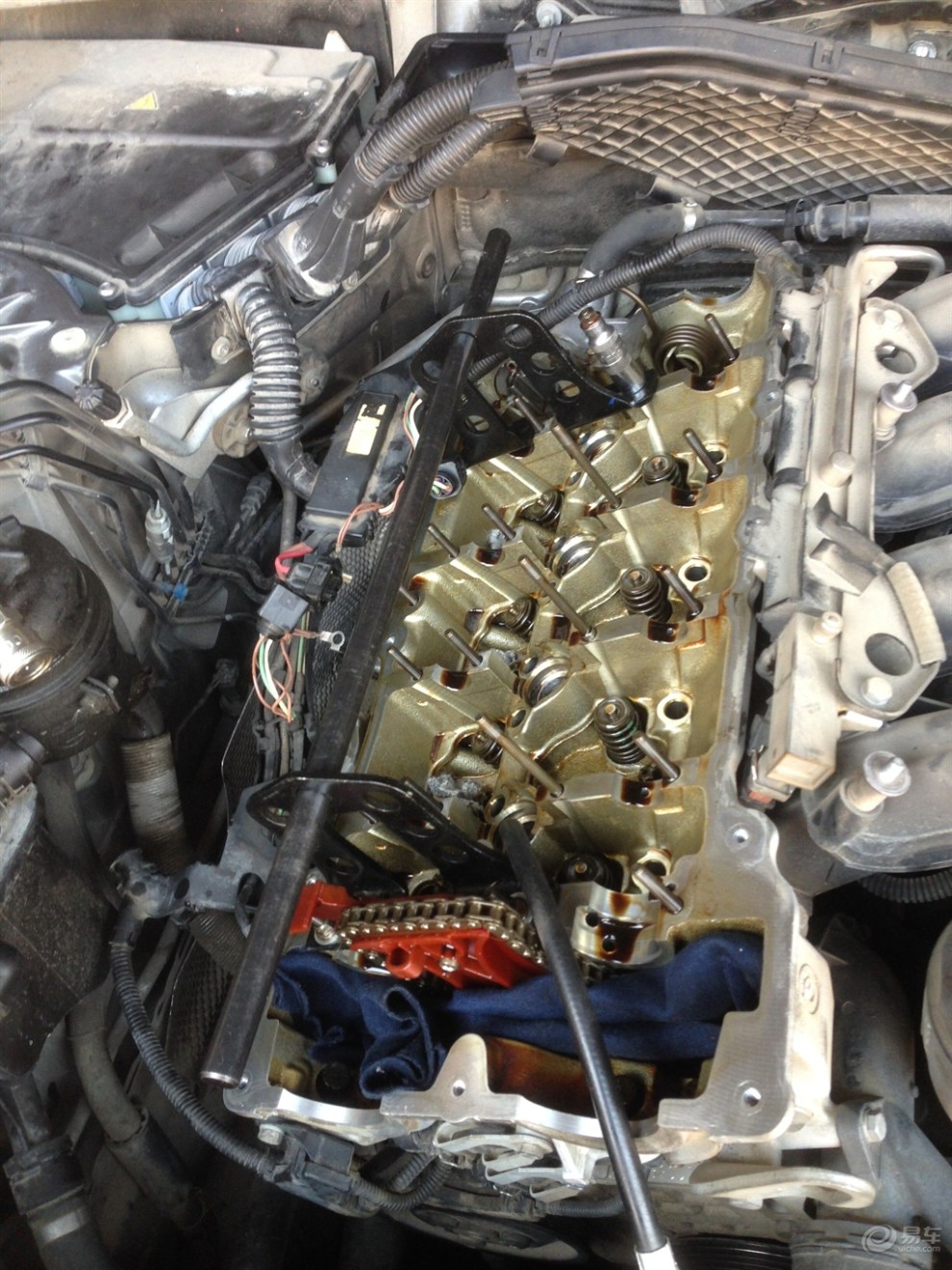 宝马3系解决发动机烧机油问题