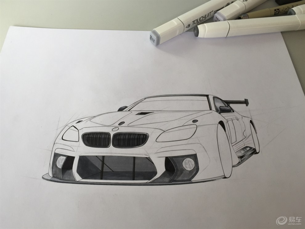 宝马m6炫酷跑车