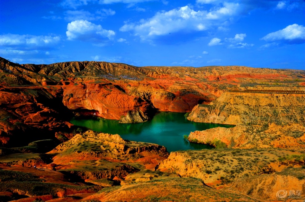 陕西.靖边丹霞地貌