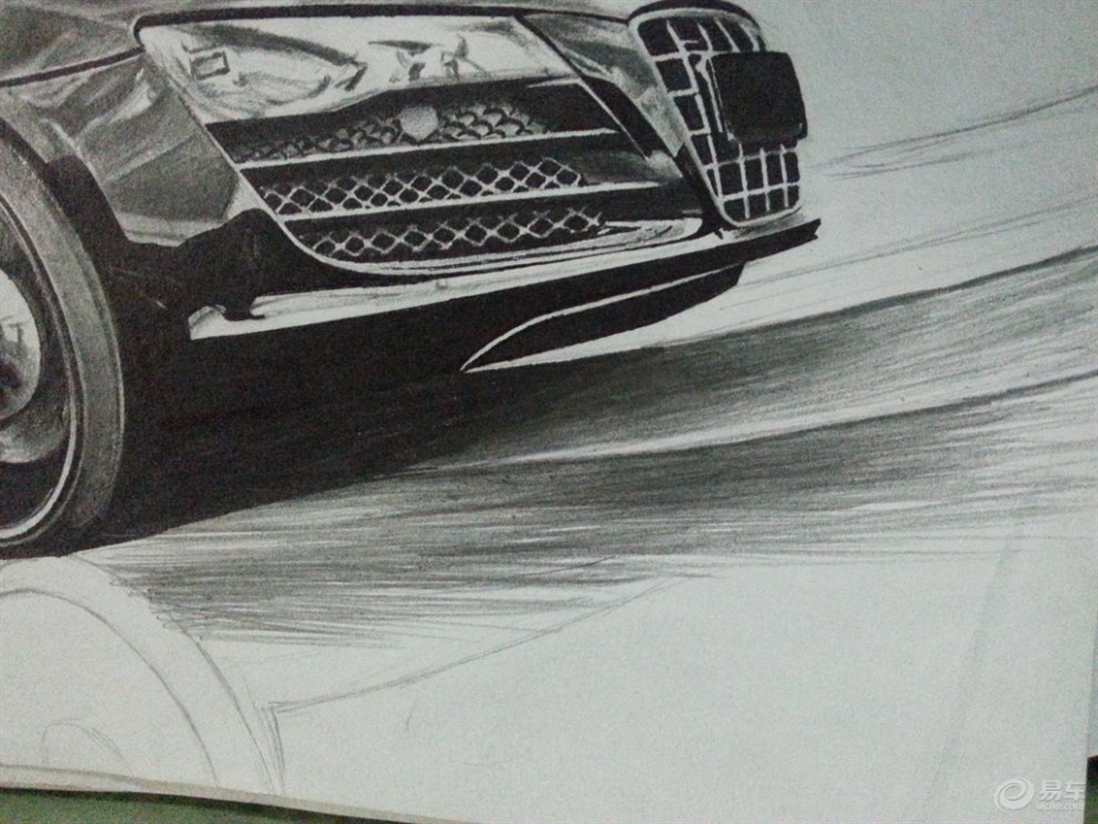【【手绘汽车故事】第一代奥迪r8(附加背景完整版)】_画汽车社区图片