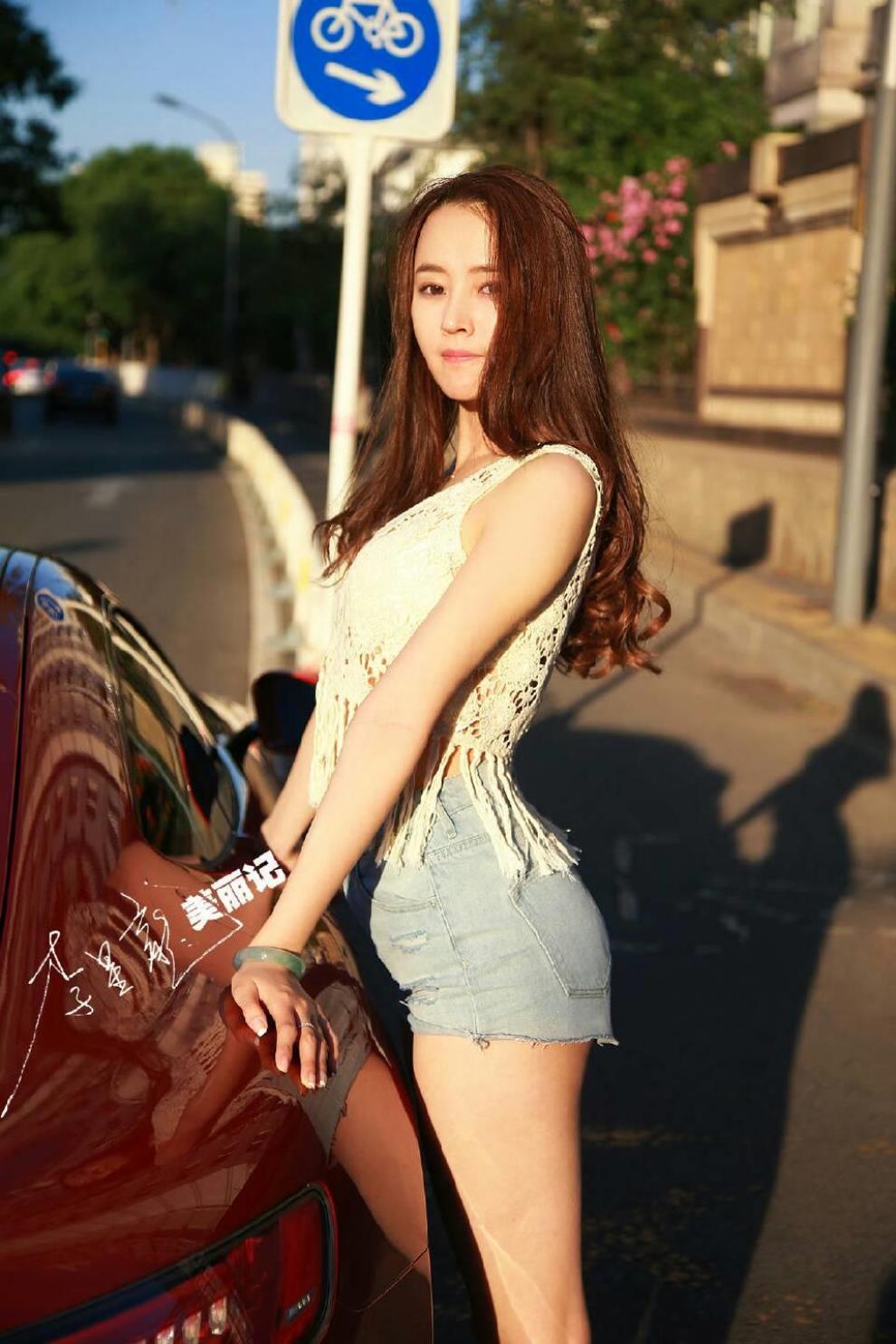 女神驾到##美女爱上车