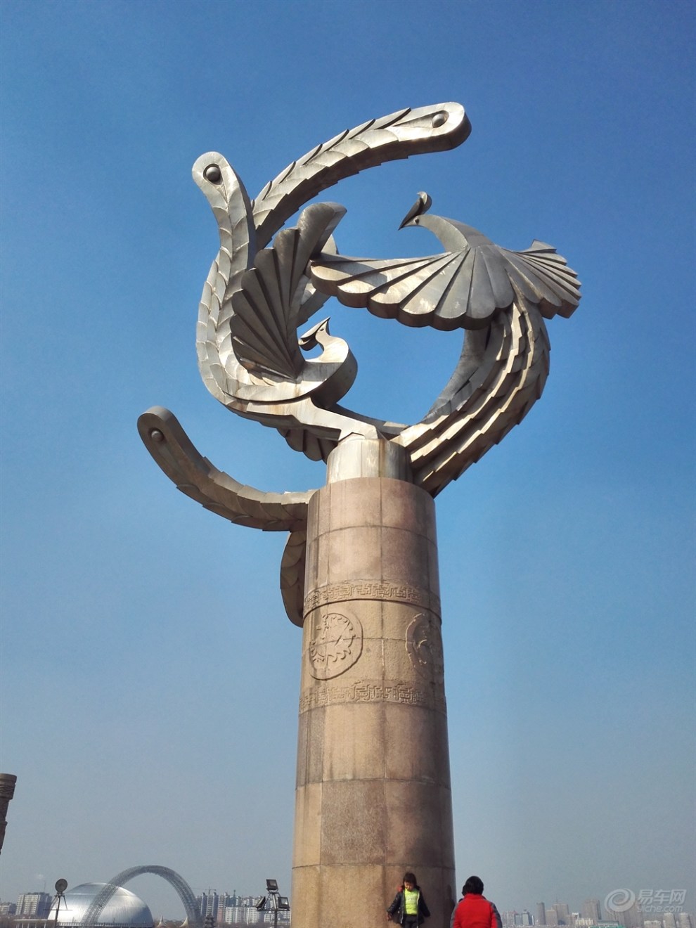 游记〕东昌湖金凤广场