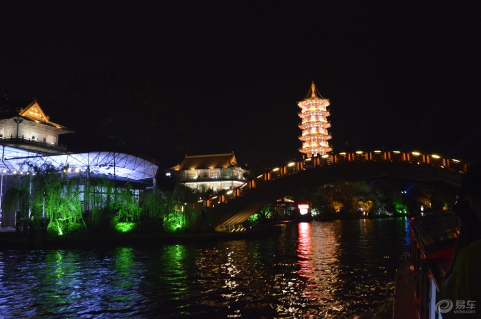 易車桂林山水之旅之兩江四湖夜景(申精彩)