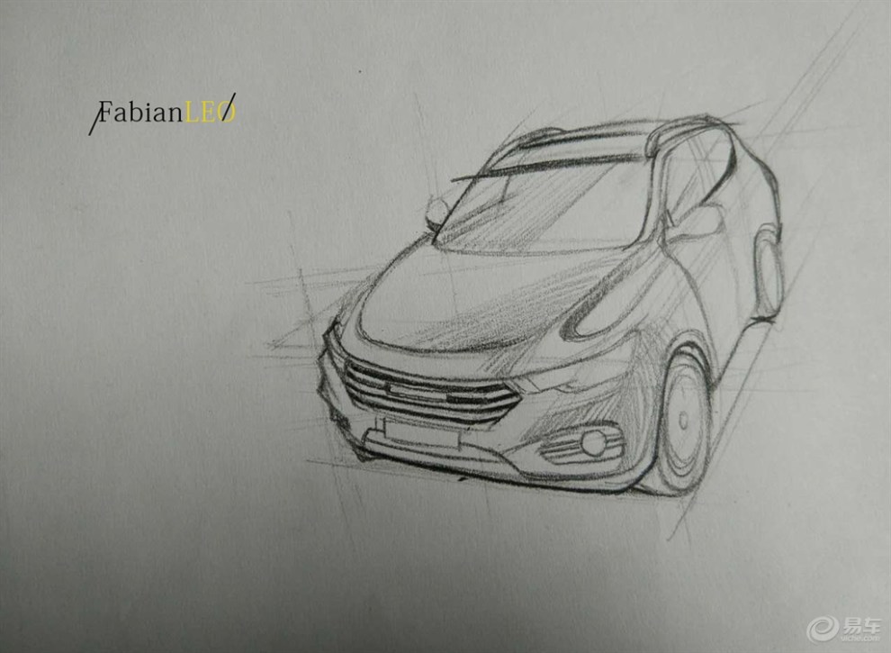 【涂鸦一夏,用铅笔图个全新h6,上班无聊ing】_哈弗h2论坛图片集锦