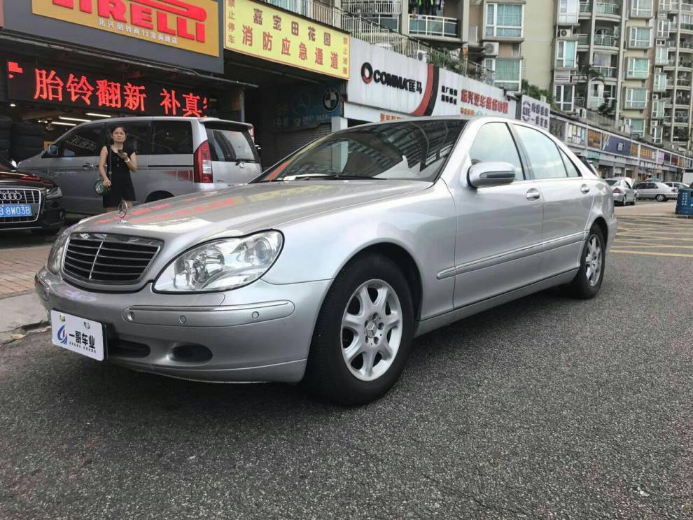 到店03年3月上牌奔驰s320,3.2升v6发动机