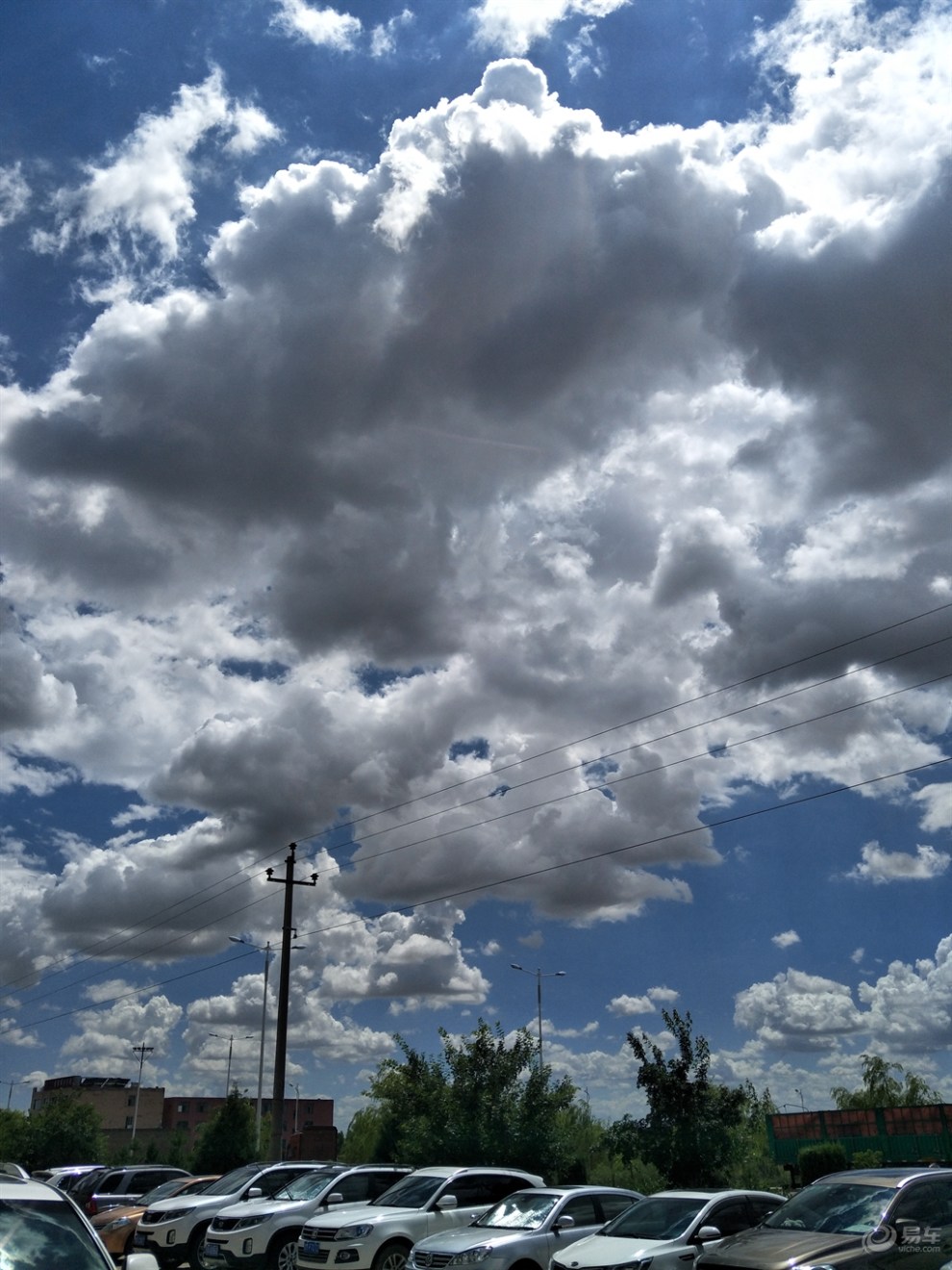 晒变化多端的天气