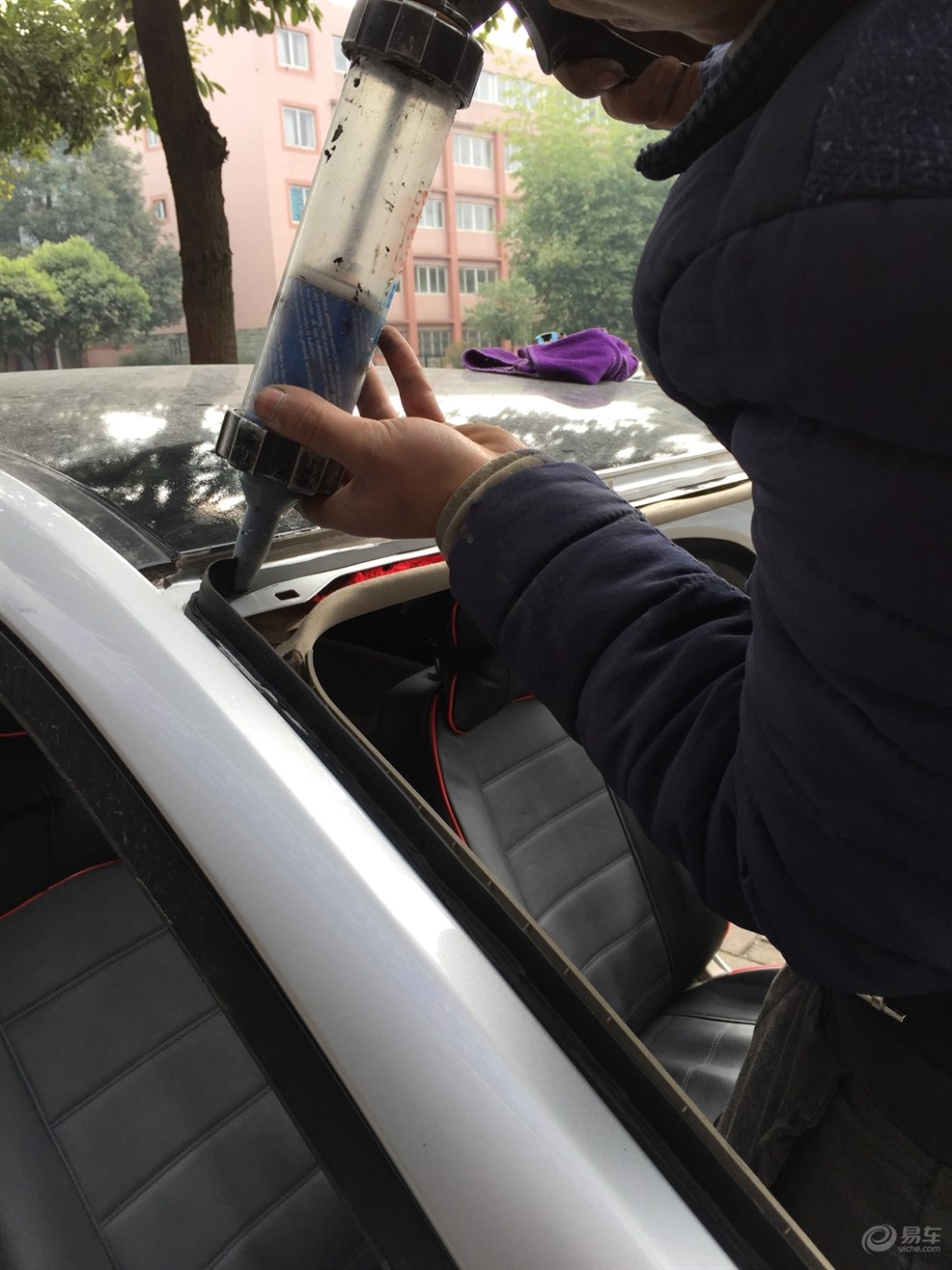 德阳分会--更换前挡风玻璃】_逸动社区图片集锦_汽车论坛-易车网