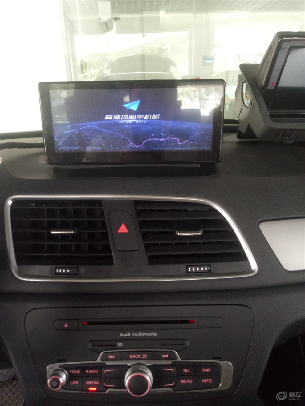 奥迪q3安卓大屏导航倒车影像