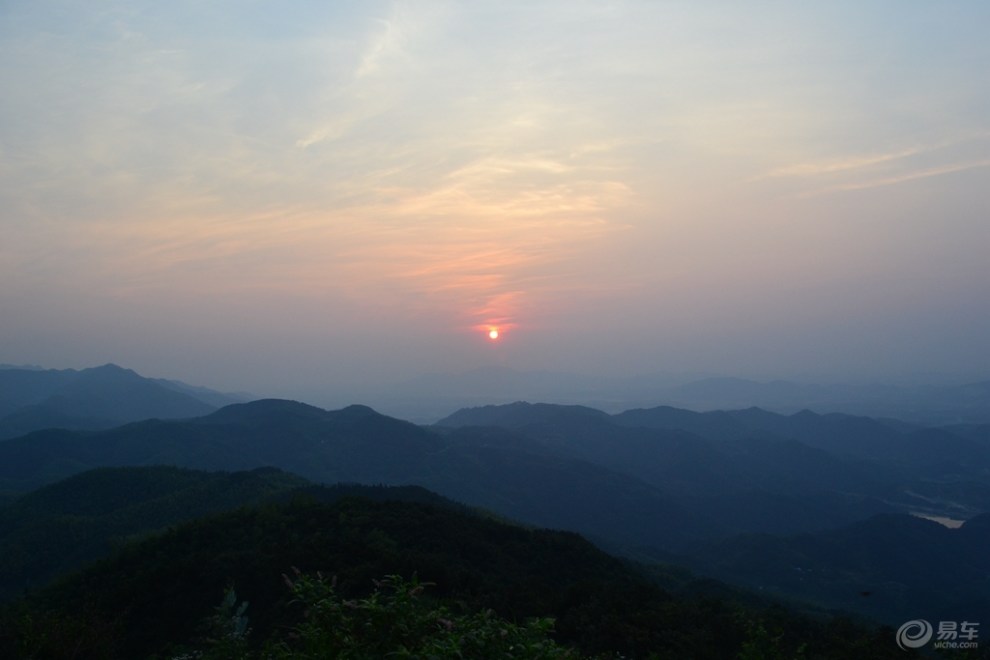 【湖南cs75车友会】黑麋峰的晚霞与朝阳